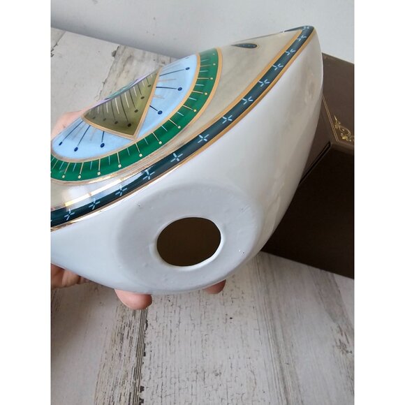 Karma and luck green evil eye positivity ceramic statue figurine unique - Picture 6 of 7